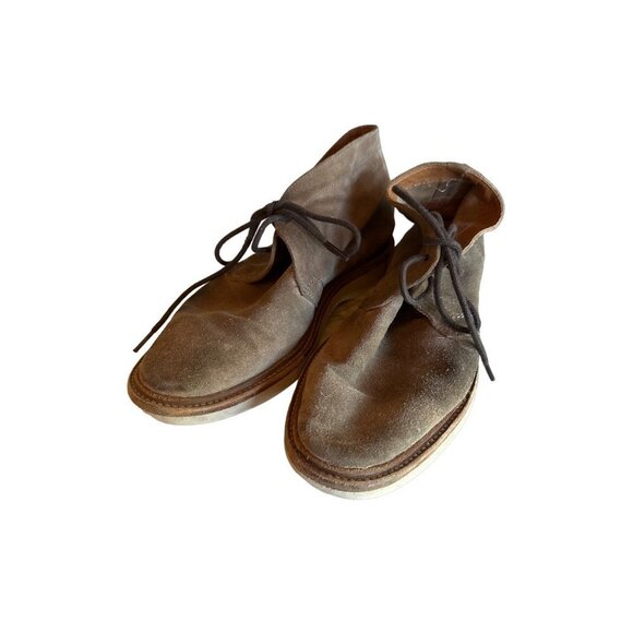 Frye Other - Frye Chukka Boots Suede Beige Taupe Tan Mens 8